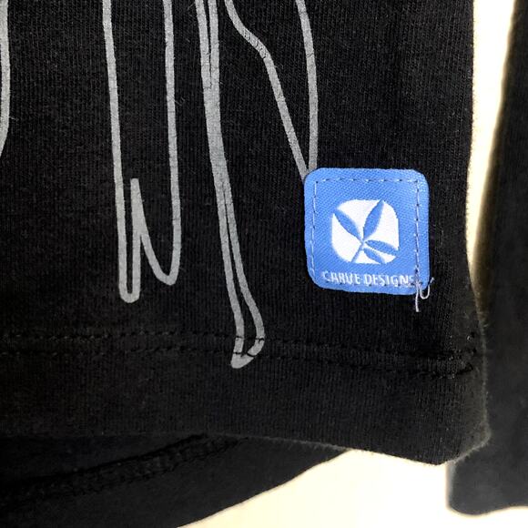 NWT Carve Designs Black Long Sleeve Bamboo XS Zip Up - Picture 4 of 9